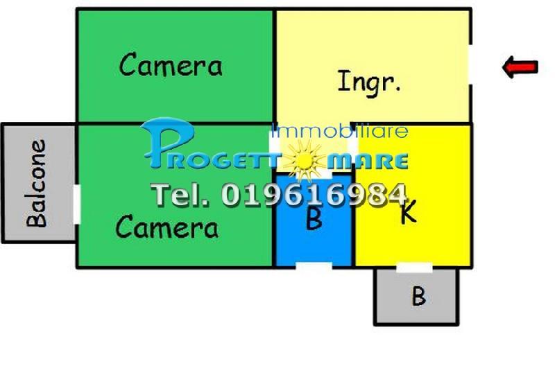 Appartamento in  Vendita  a Pietra Ligure zona pietra ligure  trilocale   65 mq  foto 7