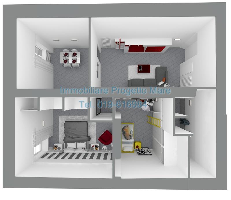 Appartamento in  Vendita  a Loano   quadrilocale   80 mq  foto 1